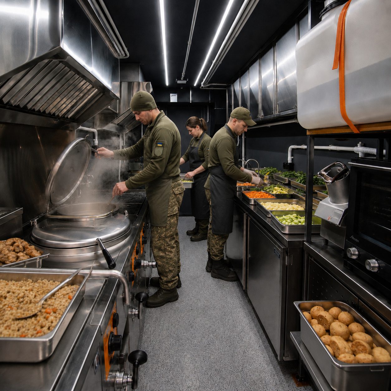 Field kitchen configuration interior